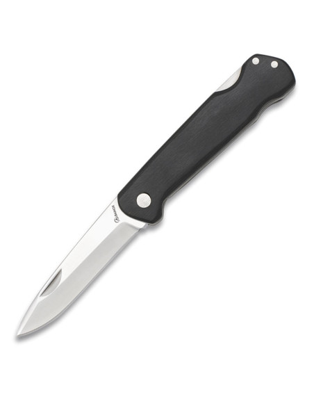 Albainox stamina sort kniv med 420...