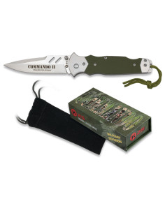 Navaja táctica K25 Commando II seguridad, con hoja 9,1 cm.