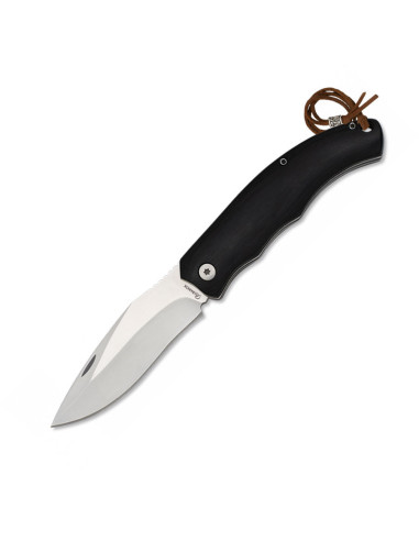 Albainox Stamina schwarzes Taschenmesser mit 8,6 cm Klinge.