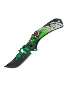 Albainox ACTV Skull Taschenmesser, mit 9,2 cm Klinge.