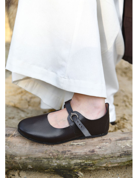 Zapato medieval mujer Latchet,...