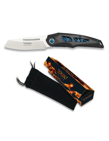 Taschenmesser aus Tokisu D2-Stahl,...