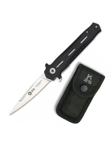 Navaja táctica K25 empuñadura G10, hoja 8,5 cm.