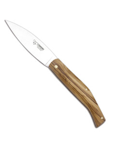 420 stålkniv, olivenhåndtag, klinge 9 cm. 2