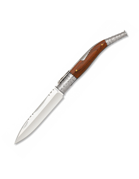 Albainox klassisches Taschenmesser mit Holzgriff, Klinge 13,20 cm.