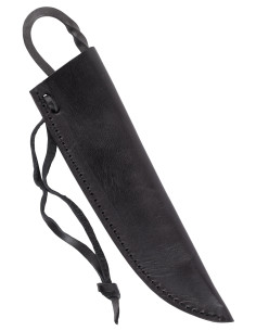 Handgesmeed middeleeuws mes (21 cm.) 2