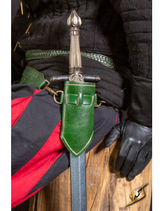 Tahalí con anillas para espadas sin filo - Verde 2