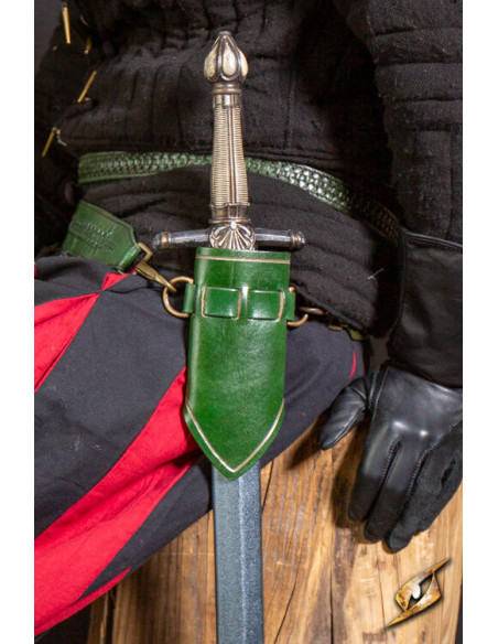 Tahalí met ringen voor botte zwaarden...