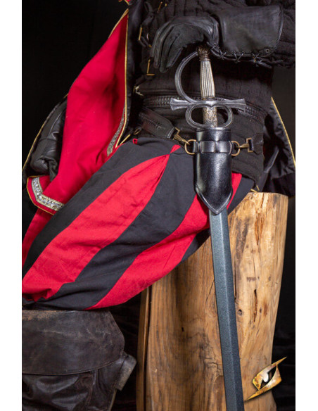 Tahalí met ringen voor botte zwaarden...