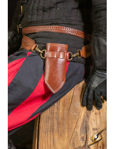 Tahalí met ringen voor botte zwaarden - Bruin 2
