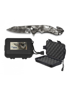 Python-Camouflage-Rettungsmesser mit Box