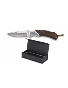 Albainox Damast-Taschenmesser verziert 7,5 cm.