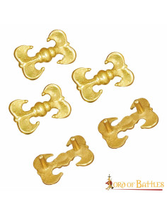 Set 5 adornos decorativos para trajes medievales 2