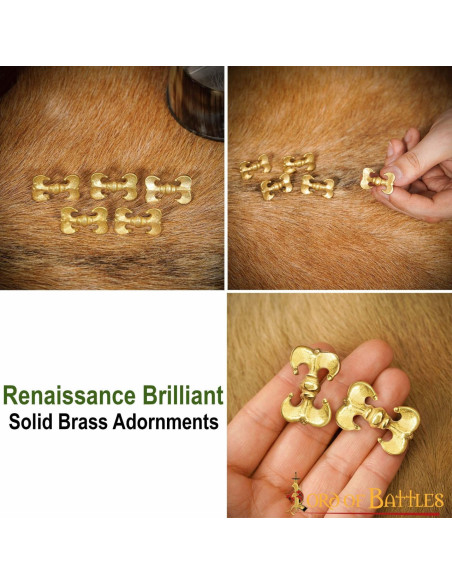 Set 5 adornos decorativos para trajes...