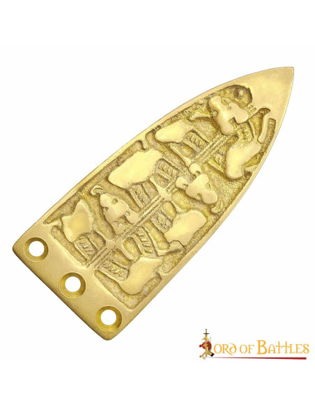 Punta decorativa de cinturón vikingo... Punta decorativa de cinturón vikingo...