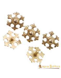 Set 5 piezas decorativas flor de lis