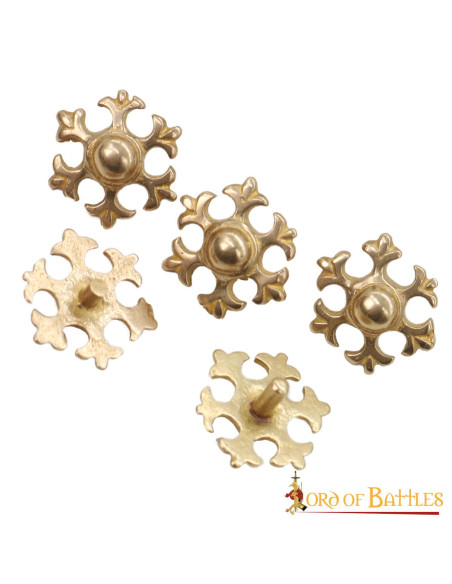 Set van 5 decoratiestukken fleur de lis