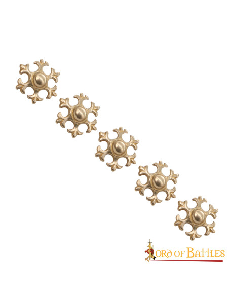 Sæt 5 dekorative stykker fleur de lis