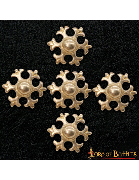 Set mit 5 dekorativen Fleur de...