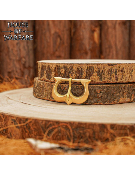 Middeleeuwse messing gesp voor smalle...