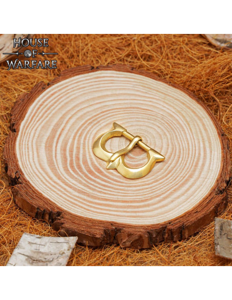 Hebilla medieval de latón para...