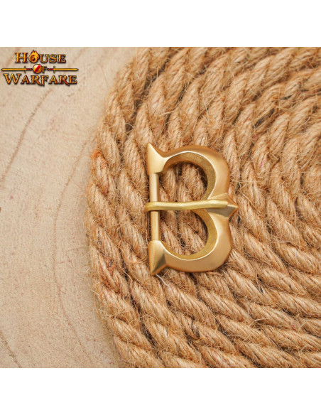 Middeleeuwse messing gesp voor smalle...