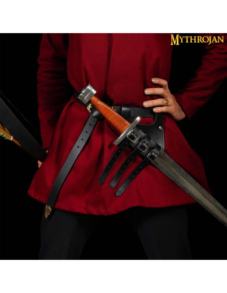 Tahalí zwart voor zwaarden van...