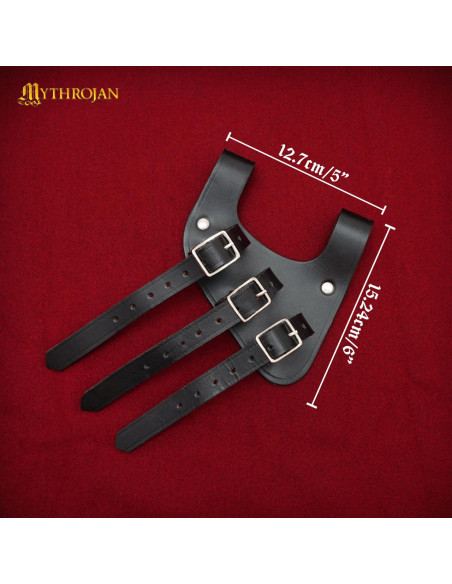 Tahalí schwarz für Schwerter...