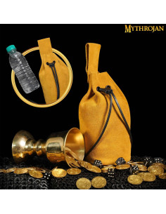 Bolsita medieval para recreacionistas - Amarillo mostaza