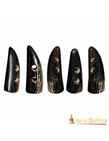 Sæt 5 middelalderlige hornlukninger