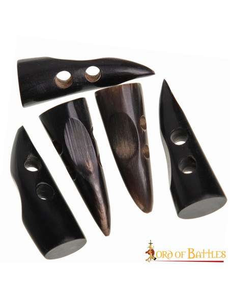 Set 5 cierres medievales de cuerno... Set 5 cierres medievales de cuerno...