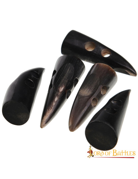 Sæt med 5 middelalderlige hornlåse...