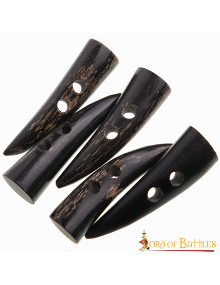 Set 5 cierres grandes de cuerno para...