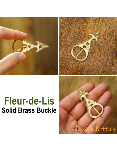 Set van 5 middeleeuwse fleur-de-lis...