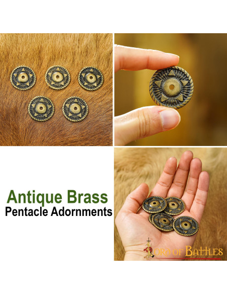 Sæt med 5 pentagram ornamenter til...
