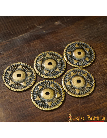 Set mit 5 Pentagramm-Ornamenten für...