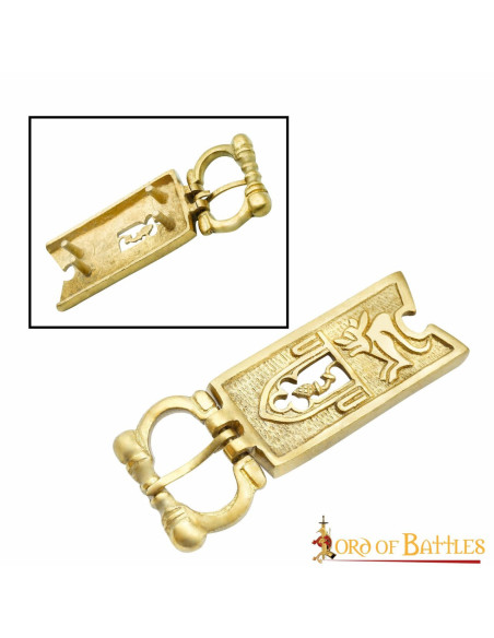 Tidselspænde til middelalderlige bælter