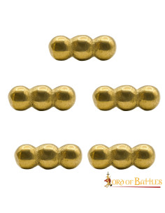 Set 5 adornos de bolas para ropa, cuero o bolsos