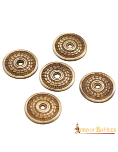 Set van 5 lauwerkrans ornamenten voor kleding, leer of... 2