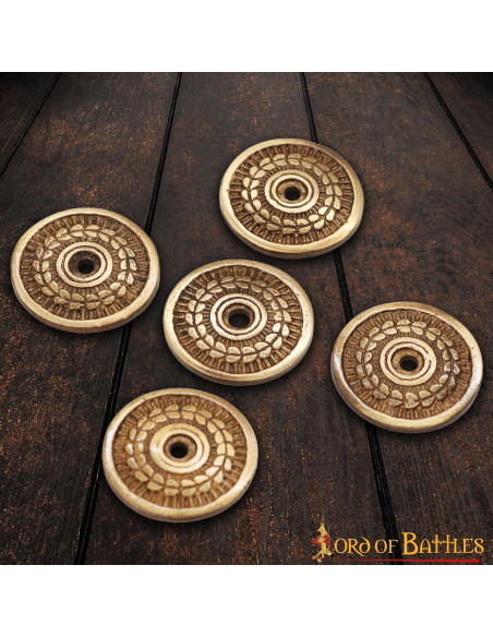 Set van 5 lauwerkrans ornamenten voor...