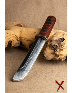 Rood werpmes, type tanto, voor LARP