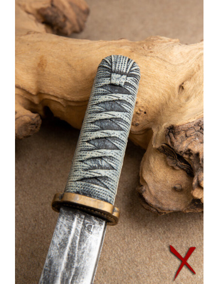 Cuchillo arrojadizo tonos grises,...