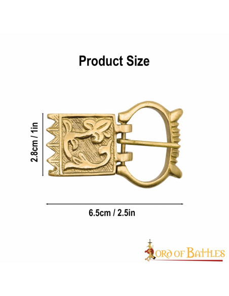 Hebilla y terminación floral para... Hebilla y terminación floral para...