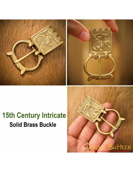 Schnalle und florales Finish für... Schnalle und florales Finish für...