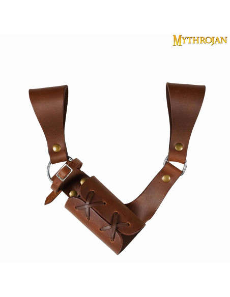 Tahalí marrón para espadas, mano derecha Tahalí marrón para espadas, mano derecha