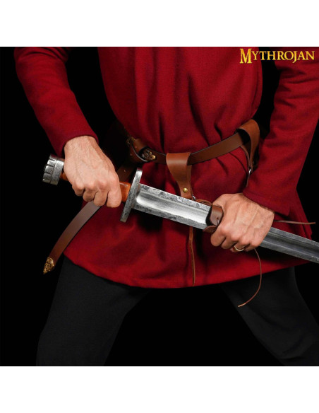 Tahalí marrón para espadas, mano derecha Tahalí marrón para espadas, mano derecha