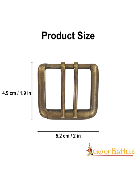 Set 3 hebillas de cinturón de época...