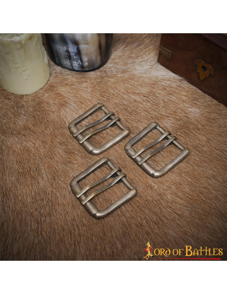 Sæt med 3 vintage bæltespænder med...