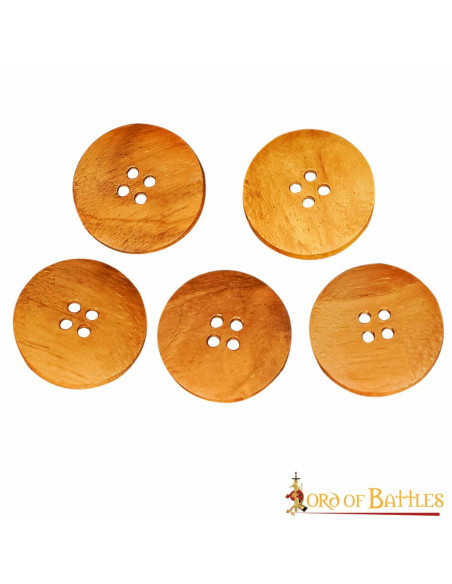 Set 5 botones ideales para ropa medieval