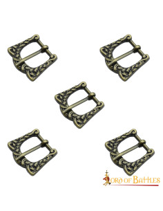 Set 5 hebillas celtas y medievales para cinturones 2